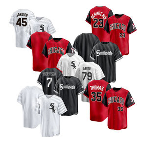 Venta al por Mayor de Camisetas de Béisbol Cosidas Nuevas y Económicas 2026, Personalizadas, Estilo Americano, Chicago, Todos los Jugadores: 7 <span class=keywords><strong>Anderson</strong></span>, 10 Moncada, 88 Robert Jr. - Product Image 2