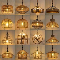 Lampe suspendue de style rétro, ferme rurale, corde de chanvre, lampe suspendue pour restaurant, bar, café, lampe suspendue LED