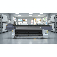 Mesin Printer UV Roll to Roll Otomatis Multi-Warna 8x4 ft untuk Pencetakan Marmer/Kaca/Logam/Kayu