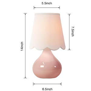 Table <b>Lamp</b> <b>Touch</b> Control E27 LED Eye Caring <b>Bedside</b> Desk Lighting Modern Simple Warm Light Home Decor - Product Image 5