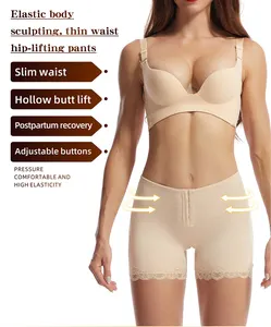 Butt Lifter Plus Size Shaper Body Butt Shaper avec contrôle du ventre Femmes Booty Lifter Culotte