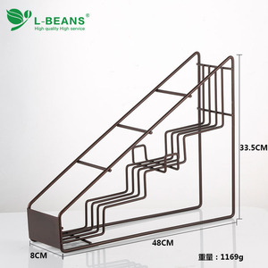 Support à Sirop en Acier Inoxydable L-BEANS à 4 Niveaux, Présentoir de Rangement pour Outils de Bar, Noir, Blanc, Bronze - Product Image 4