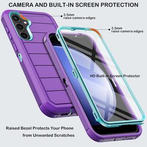 เคสกันกระแทก 360 องศา พร้อมคลิปหนีบเข็มขัด ป้องกันการตก ครอบคลุมเต็มตัว สำหรับ Samsung Galaxy S24 FE S25 FE - Product Image 6