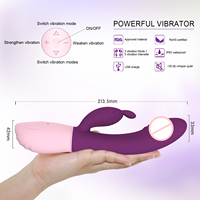 Vibrateur Lapin en Silicone pour Femme, Stimulateur Point G et Clitoris, Masseur Vibrant IPX7, Jouet Sexuel Nouveauté, Vente en Gros Usine