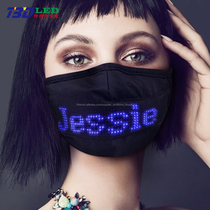 <span class=keywords><strong>Masque</strong></span> <span class=keywords><strong>lumineux</strong></span> Affichage <span class=keywords><strong>LED</strong></span> programmable <span class=keywords><strong>LED</strong></span> rougeoyante Light Up <span class=keywords><strong>LED</strong></span> écran <span class=keywords><strong>masque</strong></span> facial DJ Rave Party Decoration Mask - Product Image 1