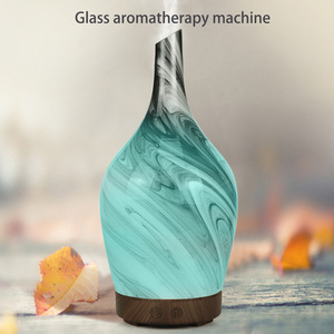 Diffuseur d'arômes en forme de vase 100 ml avec lumière LED, humidificateur d'ambiance pour chambre et salon, alimentation électrique, moins de 10 m² - Product Image 5