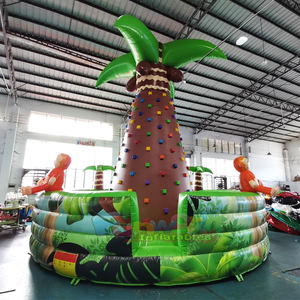 Muro de escalada inflable con temática de Everest, juegos de parque de atracciones comerciales para diversión y desafío al aire libre - Product Image 4