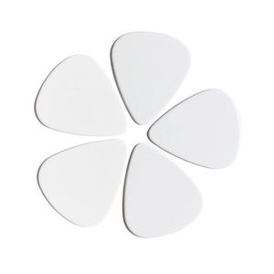 थोक सर्वश्रेष्ठ सफेद गिटार पसंद 0.46 मिमी-1.5 मिमी सेल्युलोइड सामग्री रिक्त विविधता स्ट्रैंग उपकरण भागों - Product Image 1