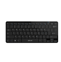 Aikun BT8000 Ultra Flache BT-Tastatur mit Scherenmechanismus, Vollständige Funktion für Multimedia- und Internetsteuerung