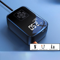 Compresseur d'Air Portable sans Fil pour Pneus de Voiture avec Affichage Numérique LED Automatique