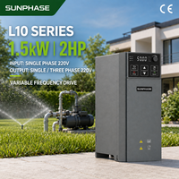 Variateur de fréquence intelligent CE IP20 L10 monophasé 220V pour le contrôle de la vitesse des moteurs de pompes à eau profonde et de pompes à induction
