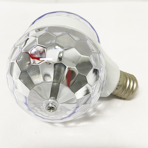 3w <strong>Led</strong> Rgb Stage Light <strong>Bulb</strong> E27 <strong>Rotating</strong> for Ktv Bar Party Decor Lamp Double Headed Ball Stage Effect Lighting Usb Disco Lights - Product Image 5