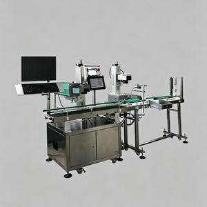 Marqueur laser CO2 Chestny Znak pour inspection visuelle par caméra, détection de codes QR sur boîtes métalliques de lait en poudre, tri automatique des articles à code défautif - Product Image 1