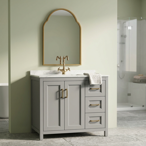 Traditional Arch Shaped Wall <b>Mirror</b> Wooden Frame Decorative Bathroom Accent <b>Mirror</b> - Product Image 6