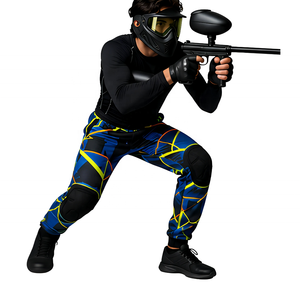 Paintball Outdoor Autumn Casual <b>Trousers</b> Camouflage-Cargo Pants <b>Knee</b>-<b>Pads</b> Custom Men's Joggers Sublimated Paintball Joggers - Product Image 6