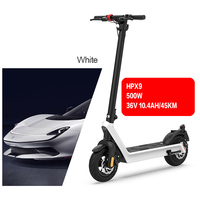 500w-1000w scooter électrique 10 pouces hors route scooter de mobilité pliant adulte e scooter electrica 500w elektrikli kick longue portée