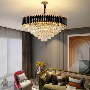 고품질 호화스러운 현대 수정같은 LED 샹들리에 가정 호텔을 위한 거는 빛