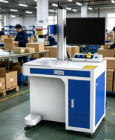Machine de marquage laser à fibre de haute précision de 20W à 100W, type standard de bureau, pour la gravure de logos