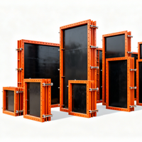 Système de coffrage préfabriqué modulaire en acier pour murs et panneaux de construction en béton, colonnes, ossature métallique