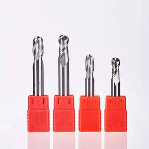 Nuova Fresa a Sfera in Carburo per Lavorazione CNC, Fresa a <span class=keywords><strong>2</strong></span> Taglienti con Rivestimento DLC Colorato per Fresatura dell'Alluminio - Product Image 5