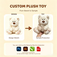 Fabricants de jouets en peluche personnalisés CE ASTM à faible MOQ, poupées en peluche, animaux en peluche, jouets en peluche anime, porte-clés en peluche sur mesure