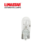 Limastar W5W T10 12V Clear 158 2825 12961 Side Turn Sinyal Mobil Inter Cahaya Lampu Bagasi Stop Lamp