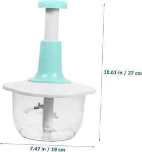 Manual Plastic Sustainable Vegetable <b>Mincers</b> Press Type Household <b>Garlic</b> Meat Grinder Kitchen Food Chopper Mini Processor - Product Image 4