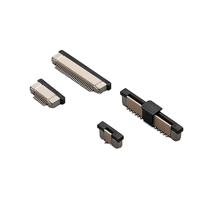 Auto Electrical Connectors ZIF SMT FPC FFC 4P 2P 7P Pins 60 PCB Pitch 0.5mm Pitch for Automotive Applications