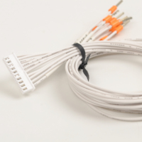 Konektor Molex 2pin 18AWG Kabel Daya Merah Hitam dengan Konektor Terminal Cincin Y Fork