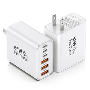 <span class=keywords><strong>Cargador</strong></span> Rápido USB C HYTO GaN de 65W, Enchufe de Pared USBC, Cubo de Carga para Teléfono con 6 Puertos Tipo C, Adaptador de Corriente Multipuerto - Product Image 1