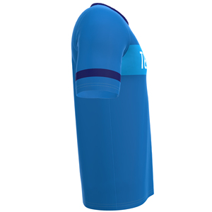 بدلات رياضية رجالية أنيقة باللون الأزرق للصيف، ملابس رياضية للرجال بأسلوب الهيب هوب، أطقم ملابس مخصصة - Product Image 3