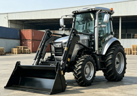 Traktor Pertanian 75HP 4WD dengan Pemuat Depan, Kabin Ber-AC, Mesin Tahan Lama & Produktivitas Tinggi