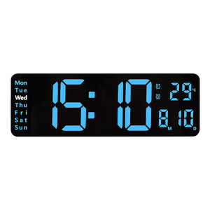 Reloj Minimalista de Pared y Mesa para Sala de Estar con Letra Grande, Reloj Electrónico, Múltiples Alarmas y Multifunciones - Product Image 1