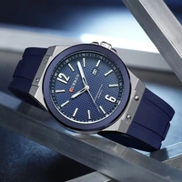 Jam Tangan Pria CURREN 8467 Fashion Business Luminous Hands, Kasual Sport Mewah, Quartz, Tali Silikon, Tampilan Tanggal