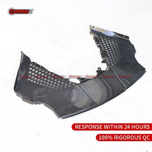 Best Price Dry Carbon Fiber OEM Style Car Auto Parts Car Engine Cooling Mesh for Ferrari SF90 - Product Image 6
