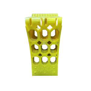 Truck <b>Wheel</b> Chock Non-Slip Tire Stopper Trailer Wedge Stopper With Holder Bracket - Product Image 1
