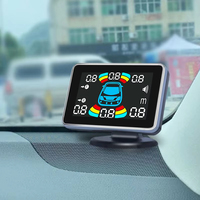 Kit de capteurs de stationnement étanches 8 pièces, radar de recul pour voiture, détecteur électronique, avertisseur sonore de recul, assistance au stationnement arrière automatique