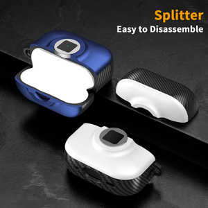 Étui <span class=keywords><strong>de</strong></span> protection magnétique pour écouteurs en forme d'appareil photo, multicolores, en gros, pour <span class=keywords><strong>Airpods</strong></span> 1 2 3 4 Pro, coque <span class=keywords><strong>de</strong></span> protection détachable en TPU et PC - Product Image 4