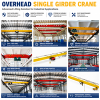 Promotion : Pont roulant monopoutre 1-16 tonnes, capacité personnalisée, direct usine, pour levage en atelier
