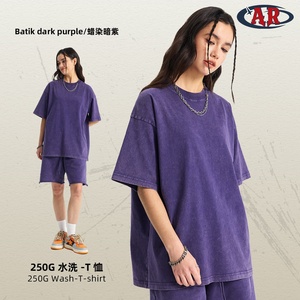 Camiseta de Manga Corta para Hombre, Nueva Colección Primavera/Verano 2026, Estilo Vintage con Efecto Lavado a la Nieve, Tendencia Urbana - Product Image 2