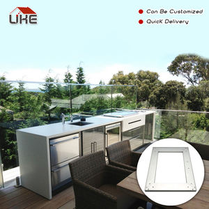 Cửa Kính Tủ Khung Nhôm Đồ Nội Thất Khung Nhôm Cấu Hình Phụ Kiện Phần Cứng Tủ Quần Áo Cửa Kính Không Khung - Product Image 2