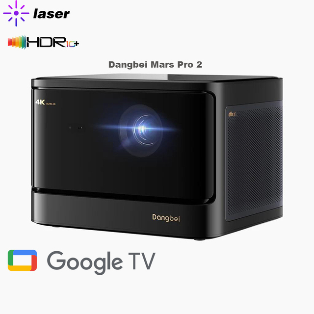 Dropshipping Dangbei DBOX02 4K UST Laser Projector Mars Pro 2 Proiettore Ultra HD Google Voice Wireless Smart 3D Ready Portable
