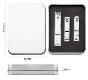 Juego Profesional de Cortaúñas de Acero Inoxidable para Uñas de Manos y Pies - Product Image 4