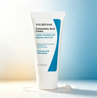 Crème hydratante pour le visage OEM Super White anti-âge, acide tranexamique, niacinamide, vitamine E, acide kojique, éclaircissante pour la peau, végane, 50g, pour tous types de peaux
