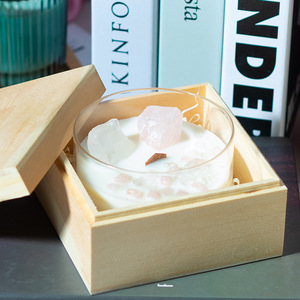 Handmade Scented Candle Cups <b>Soybean</b> Wax Aromatherapy Home Decoration Cylinder Shape - Product Image 3