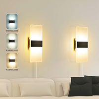 Lámpara Led de pared de dormitorio de sala de estar de diseño moderno/Decoración de luces de pared, luces de pared, luces de pared para el hogar, luces de pared interiores