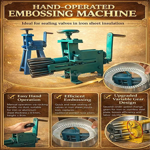 Attrezzatura Economica per Piegatura e Lavorazione dei Bordi di Lamiere, Manuale ed Elettrica Attrezzatura per Saldatura e Goffratura dei Bordi in Lega di Alluminio - Product Image 6