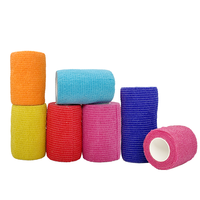 Bandage auto-adhésif élastique non tissé cohésif tensoplast léger pour le sport médical