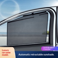 Pare-soleil de voiture personnalisé rétractable pour pare-brise avant et arrière, protection UV, accessoires auto, logo OEM