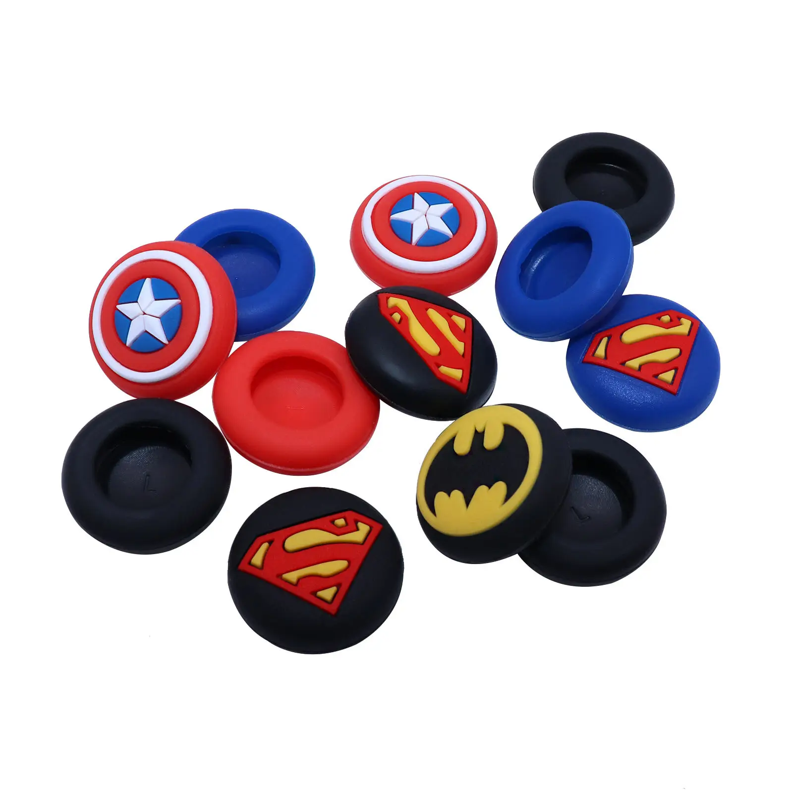 Silicone Thumb Stick Grip Key-Cap For PS3/PS4/PS5/Xbox One S/Series X/Xbox 360/Switch Pro Controller Gamepad Game Console Case